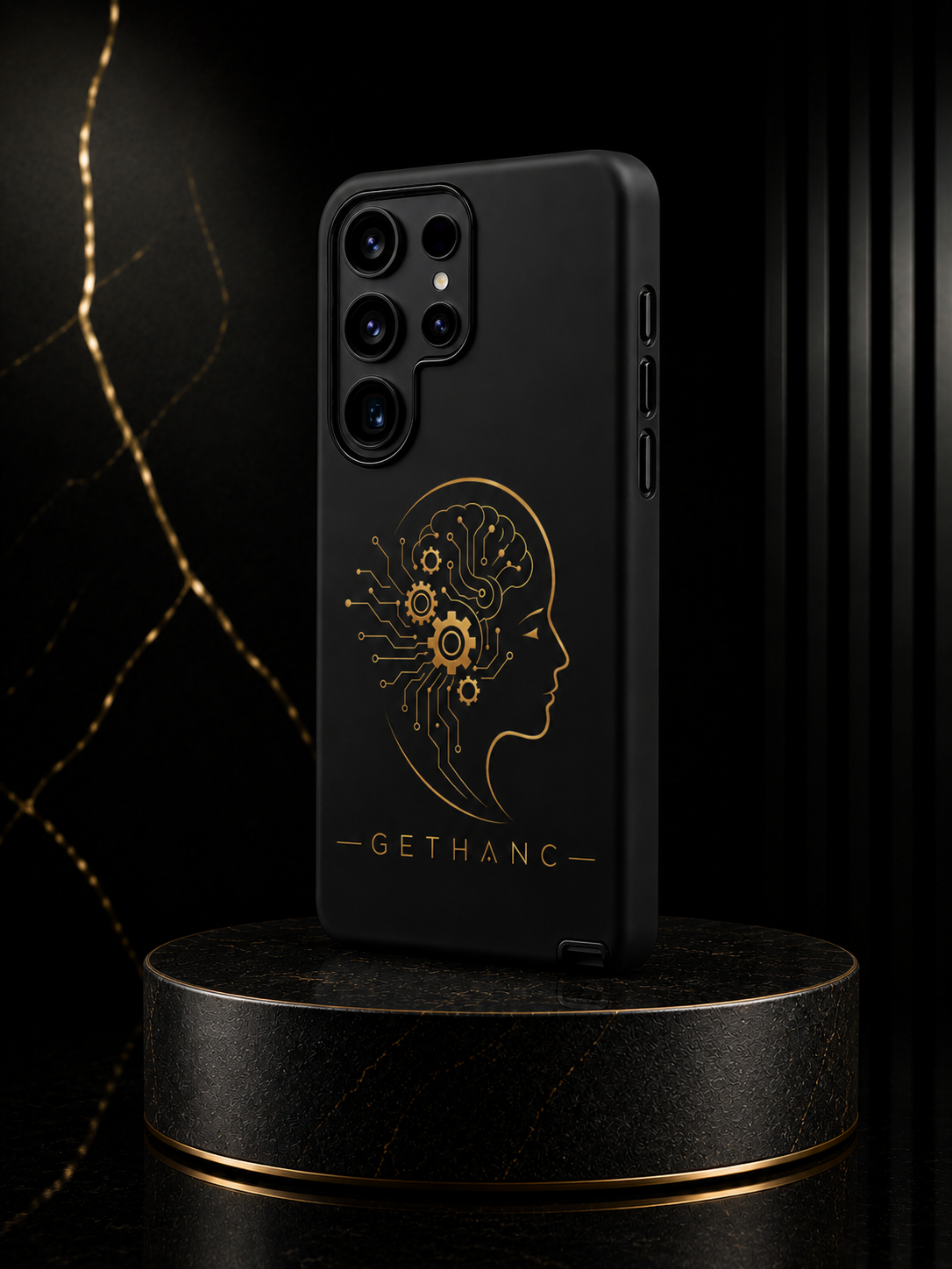 Gethanc Mind Over Matter Black Tough Case for Samsung®