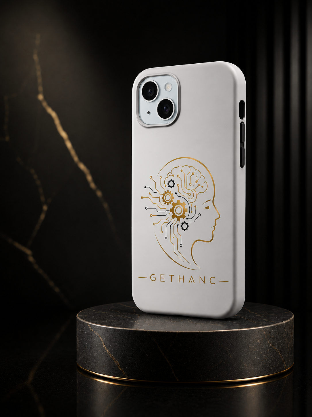 Gethanc Mind Over Matter White Tough Case for iPhone®