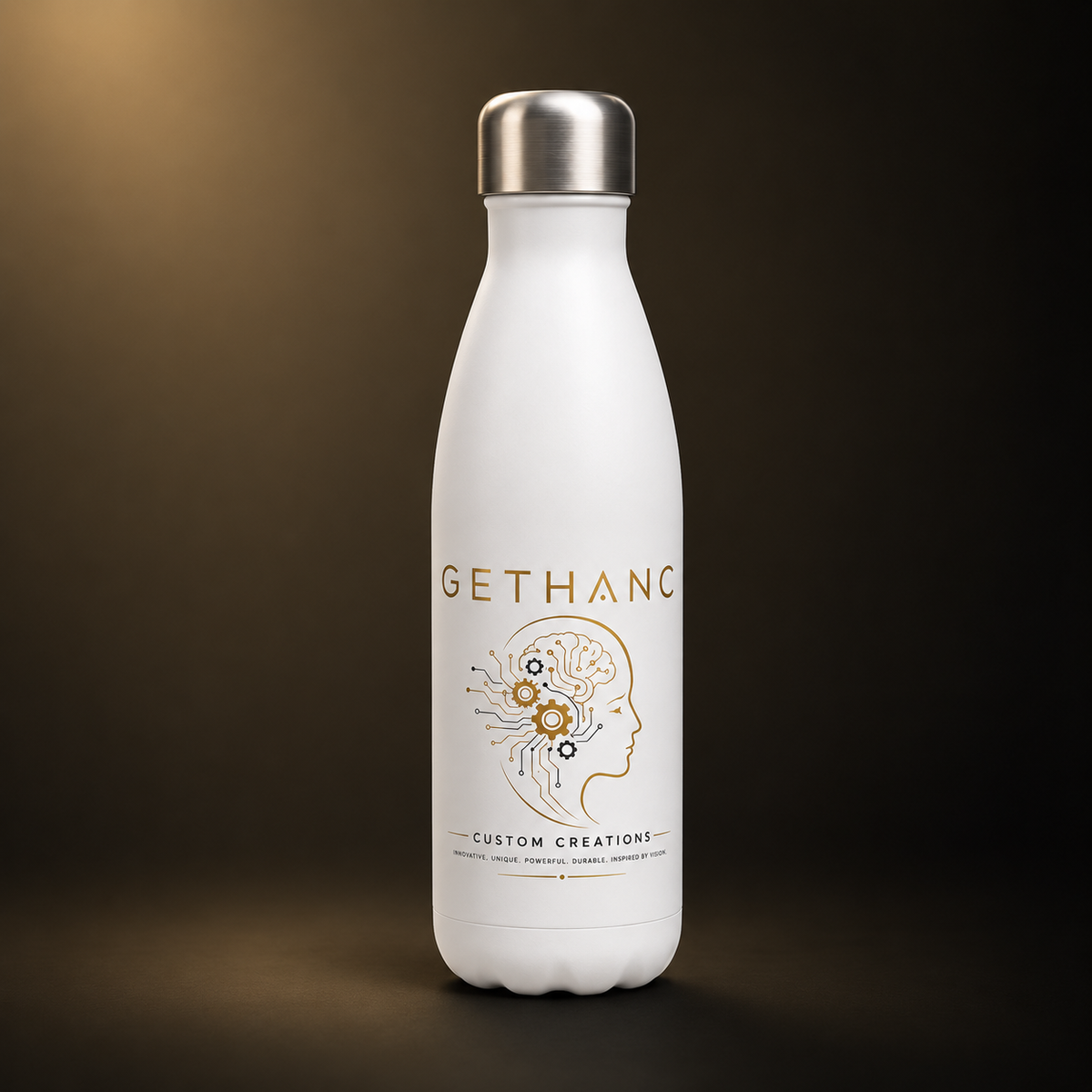 Gethanc 17oz Mind Over Matter Bottle Stainless Steel Water Bottle